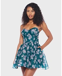B Darlin Juniors' Strapless Short Dress
