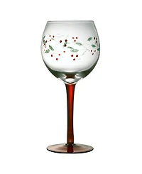 Winterberry Wine Glasses, Set of 4