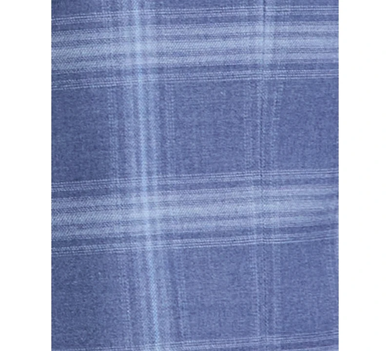 Tayion Collection Men's Classic-Fit Navy Plaid Suit Separates Jacket