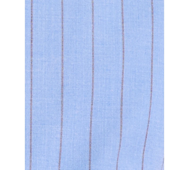 Tayion Collection Men's Classic-Fit Blue Stripe Suit Separates Vest