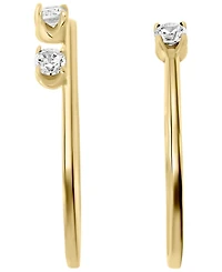 Macy's 2-Piece Cubic Zirconia Stackable Ring Set (0.48 ct. t.w.) in Gold Over Sterling Silver
