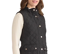 Jones New York Women's Patch Pocket Vest Jacket