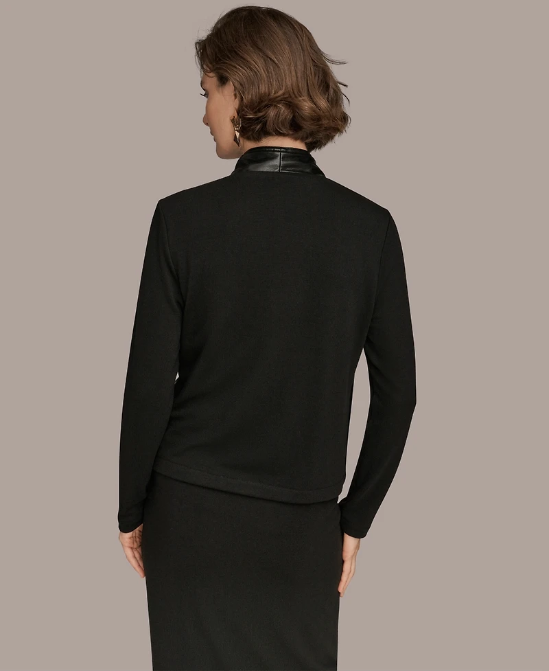 Donna Karan New York Women's Flyaway Long Sleeves Jacket