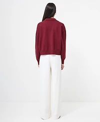 French Connection Women's Sloane Knit Collared Sweater