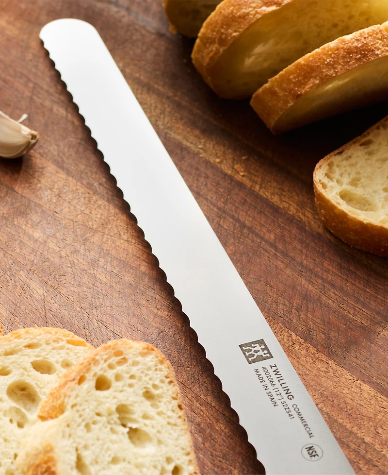 Zwilling Commercial 12" Serrated Edge Straight Slicing Knife