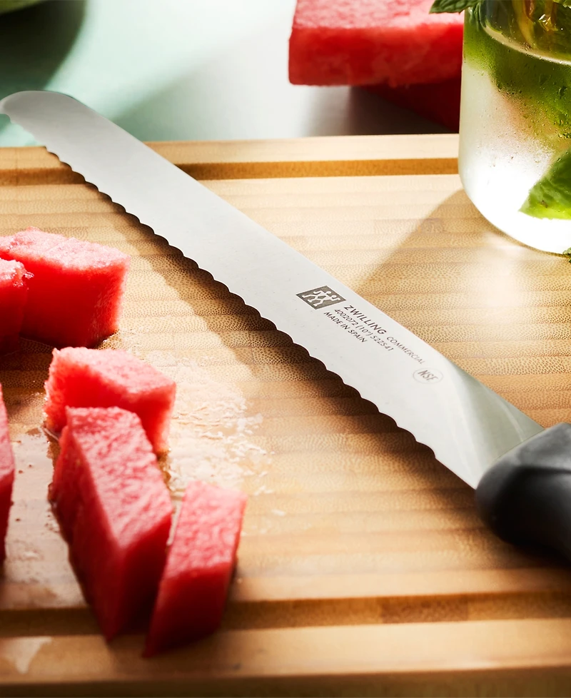 Zwilling Commercial 10" Serrated Edge Straight Slicing Knife