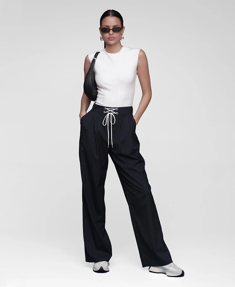 Avec Les Filles Women's Wide Leg Trousers