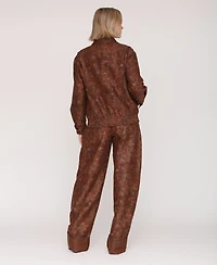 Avec Les Filles Women's Oversized Bomber Jacket