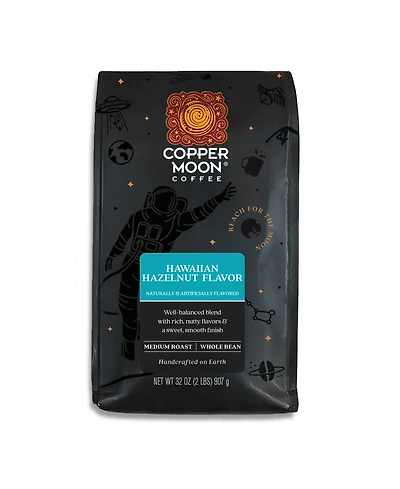 Whole Bean Coffee, Hawaiian Hazelnut Blend, 2 lbs