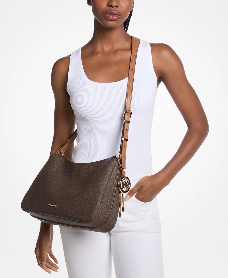 Michael Kors Women's Nolita Large Top Zip Convertible Shoulder Bag