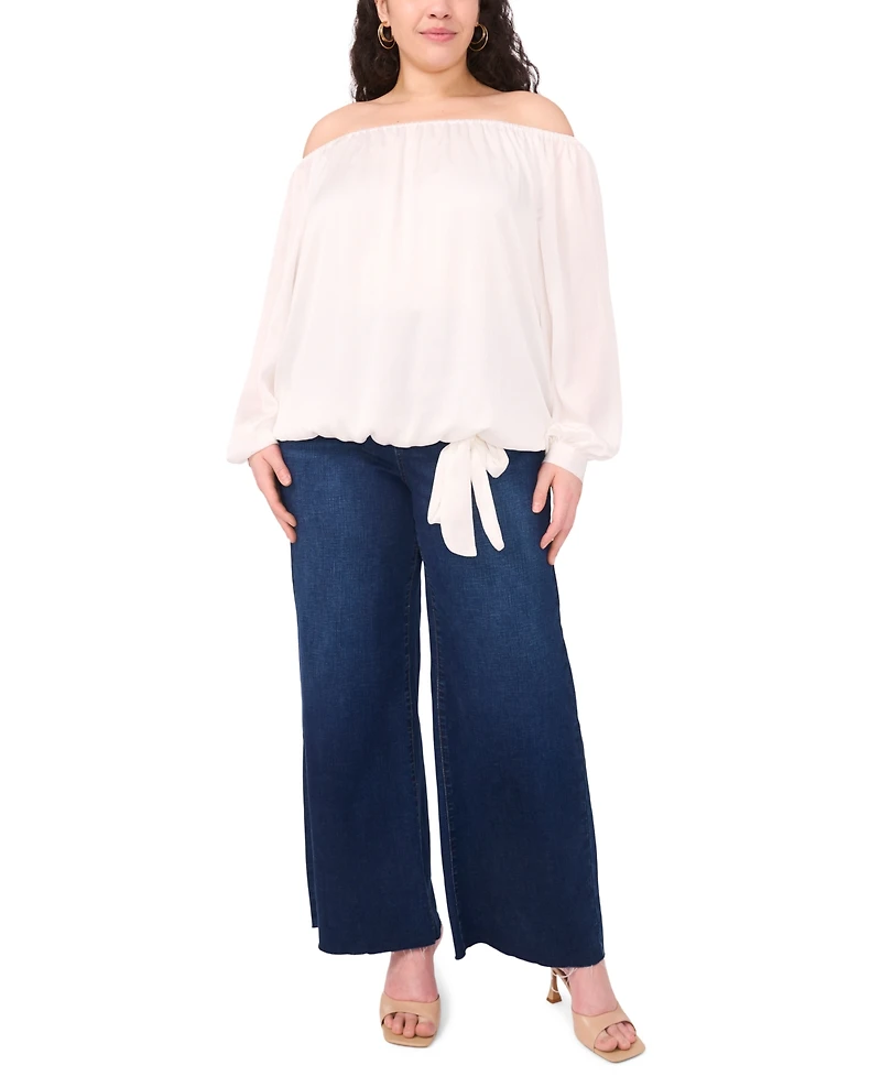 Vince Camuto Plus Long Sleeve Top