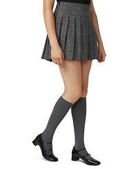 Hue Women's Flat Knit Knee High Socks 3 Pair Pack