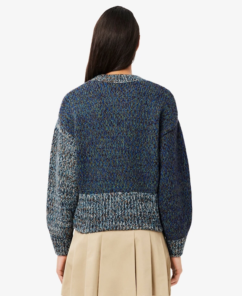 Lacoste Usa Women's Crew Neck Sweater