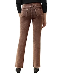 Hue Women's High-Rise Denim Baby Bootcut Leggings