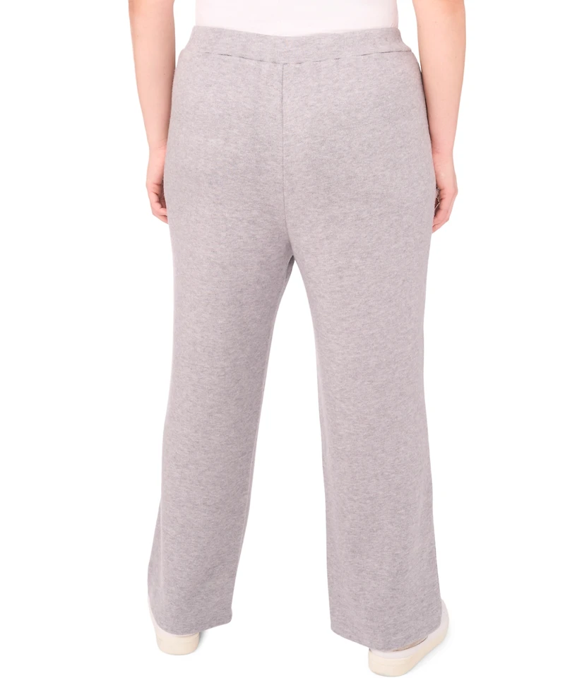 Vince Camuto Plus Center-Front Pleated Pants