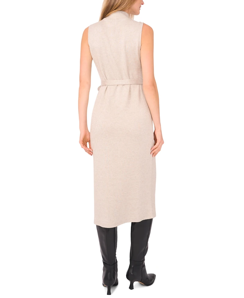 Vince Camuto Women's Mock Neck Sleeveless Dress