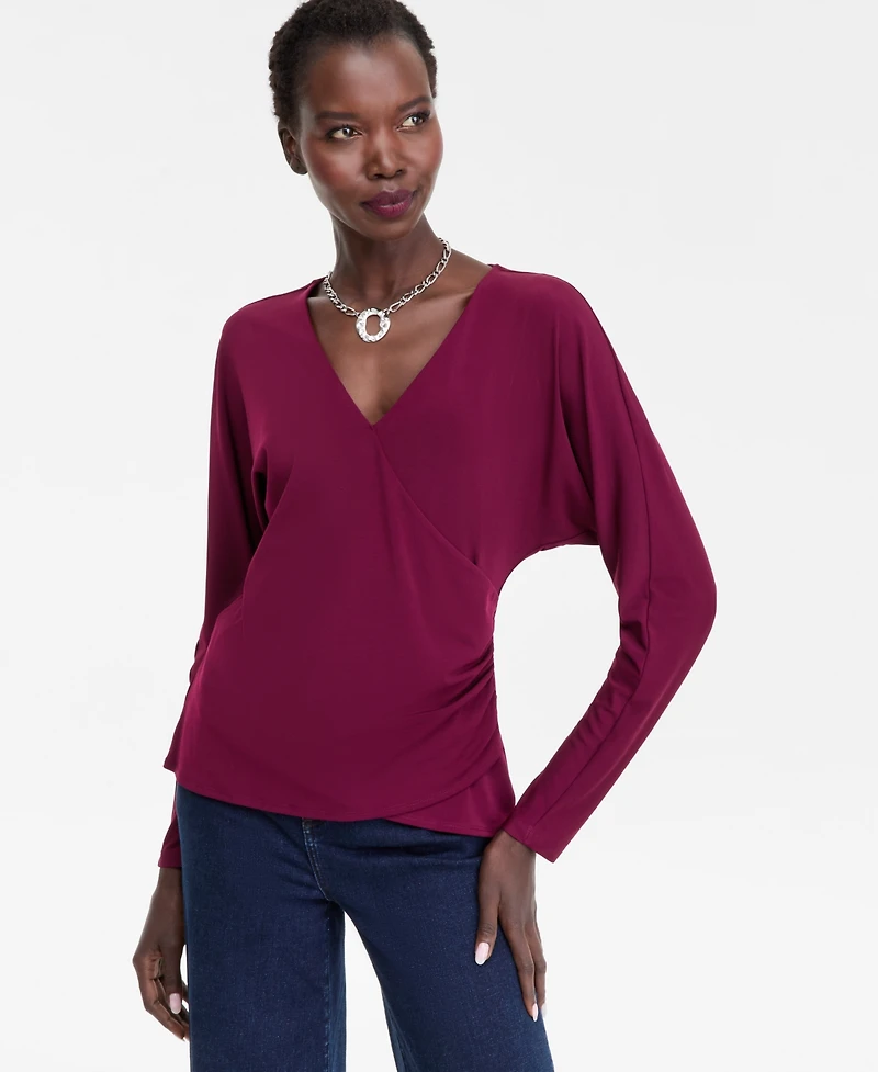 I.n.c. International Concepts Women's Dolman-Sleeve Top, Exclusively at Macy's