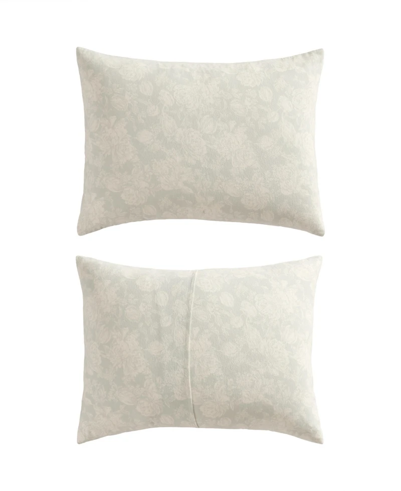 Laura Ashley Meredith Printed Flannel 2-Pc. Comforter Set, Twin