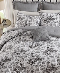 Laura Ashley Toile Delight Cotton 7-Pc. Comforter Bonus Set