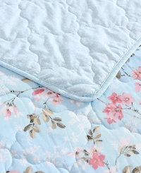 Laura Ashley Blissful Dream Cotton 3-Pc. Quilt Set, King