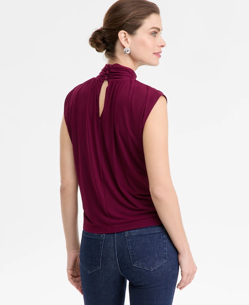 I.n.c. International Concepts Women's Mock-Neck Tank Top, Macy's Exclusive