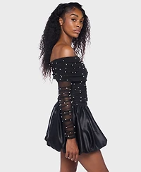 Alex & Sophia Women's Embellished Off-The-Shoulder Top