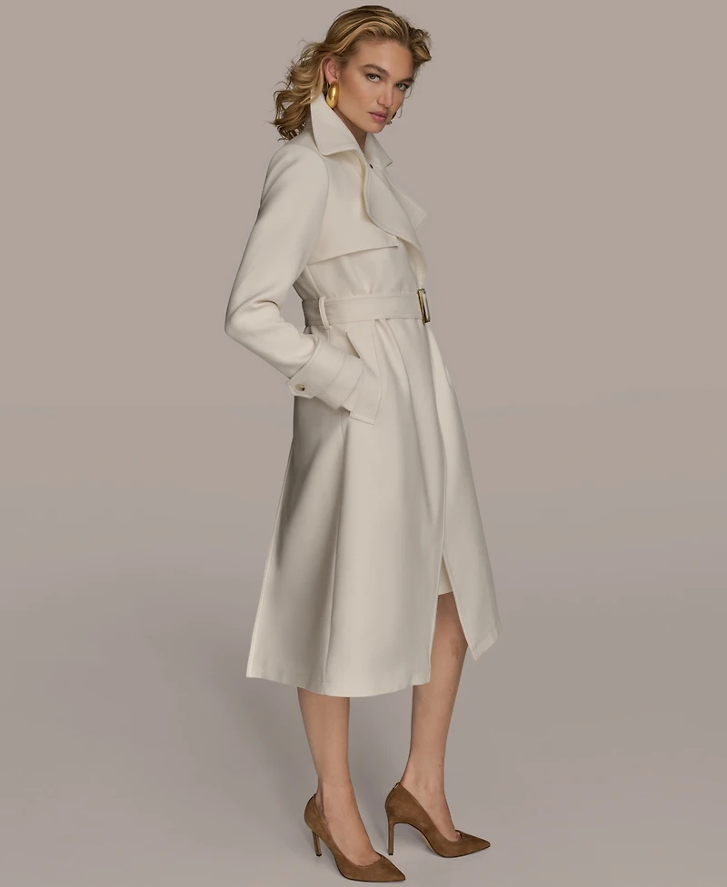 Donna Karan New York Women's Belted Notched-Collar Trench Coat