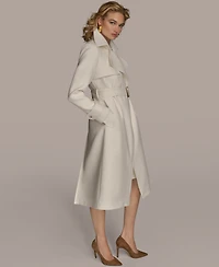Donna Karan New York Women's Belted Notched-Collar Trench Coat