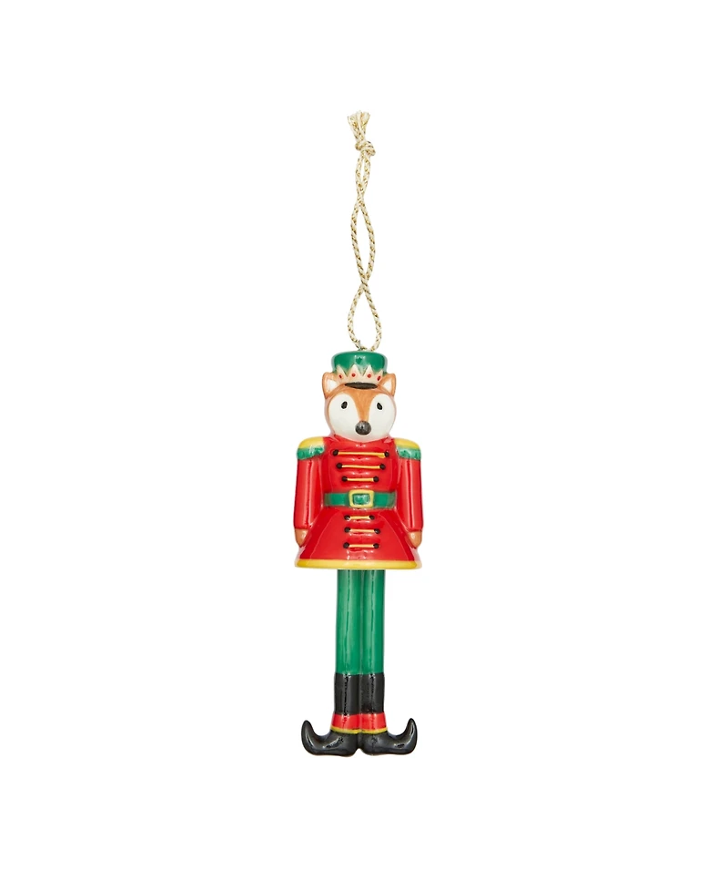 Spode Kit Kemp Christmas Bell Fox Nutcracker Ornament