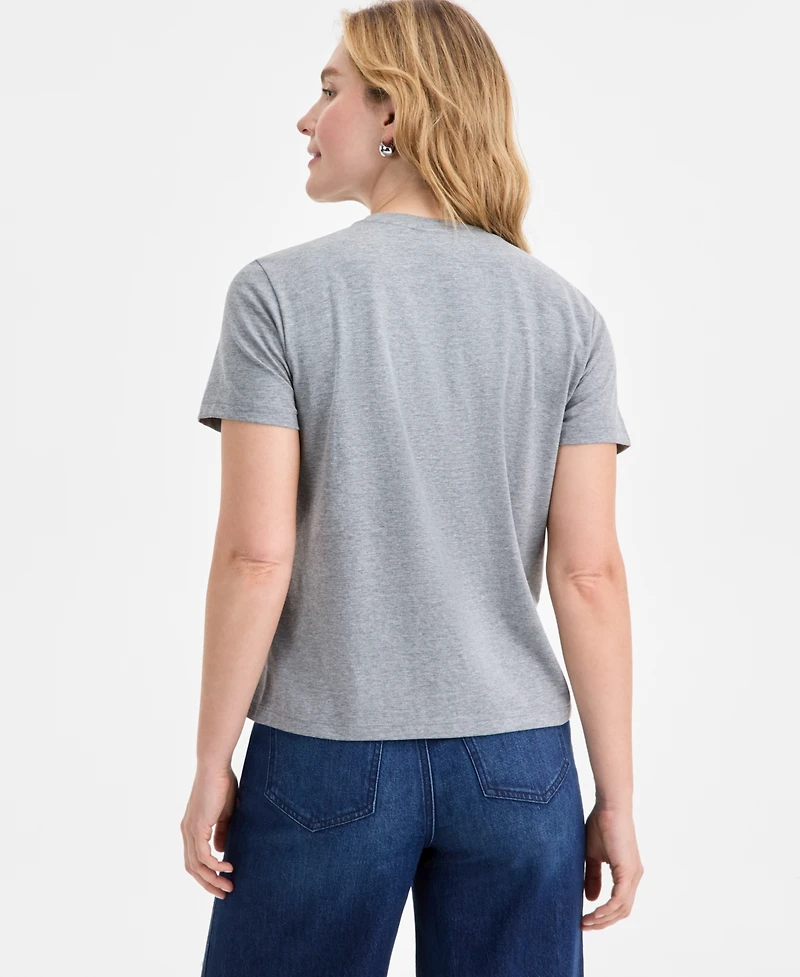 On 34th Women's Knit Short-Sleeve Hilarious Graphic T-Shirt, Macy's Exclusive