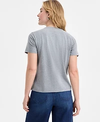 On 34th Women's Knit Short-Sleeve Hilarious Graphic T-Shirt, Macy's Exclusive