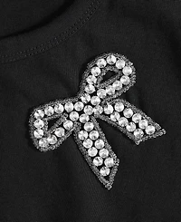 On 34th Women's Knit Rhinestone Bow T-Shirt, Macy's Exclusive