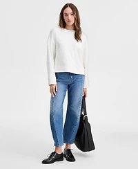 On 34th Women's Long-Sleeve Bow-Back Sweatshirt, Macy's Exclusive