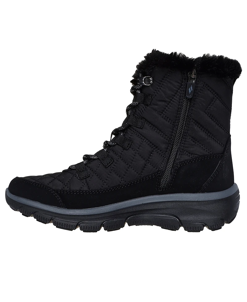 Skechers Women's Relaxed Fit: Easy Going - Game Hour Air-Cooled Memory Foam Winter Boots from Finish Line