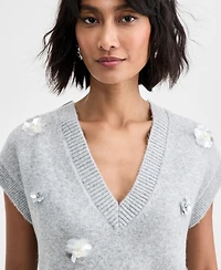 On 34th Women's Embellished Sweater Vest, Macy's Exclusive