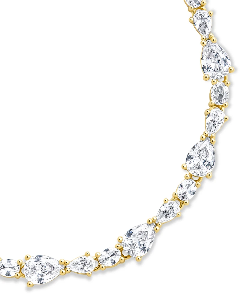 Sterling Forever Silver Wyatt Cubic Zirconia Tennis Bracelet