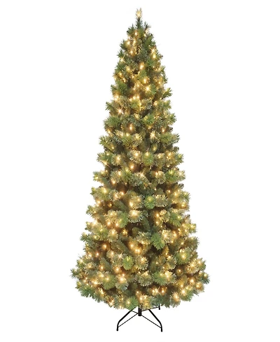 Puleo 6.5' Pre-Lit Artificial Oklahoma Pine Tree