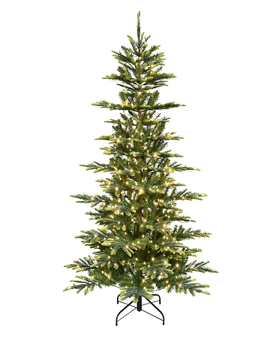 Puleo 6.5' Pre-Lit Artificial Fir Tree with Dual-Color Led Lights