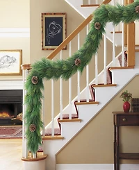 Puleo 9' x 10" Garland Adorned with Pinecones
