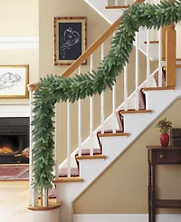 Puleo 9' x 10" Artificial Linden Fir Christmas Garland