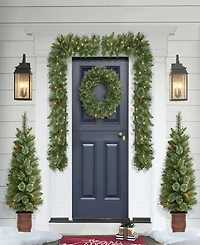 Puleo -Pc. Pre-Lit Artificial Christmas Decor Set