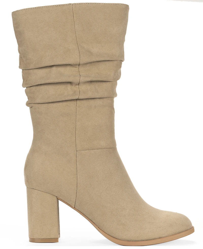Style & Co Women's Reneee Scrunch Mid Shaft Boots, Macy's Exclusive