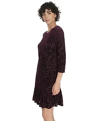 Tommy Hilfiger Petite Burnout Shift Dress