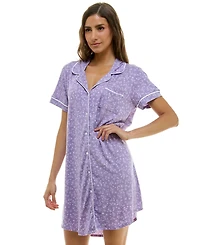 Derek Heart Women's Printed Sleepshirt