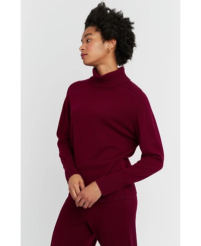 Chinti & Parker Women's Wool-Cashmere Raglan Rollneck Sweater