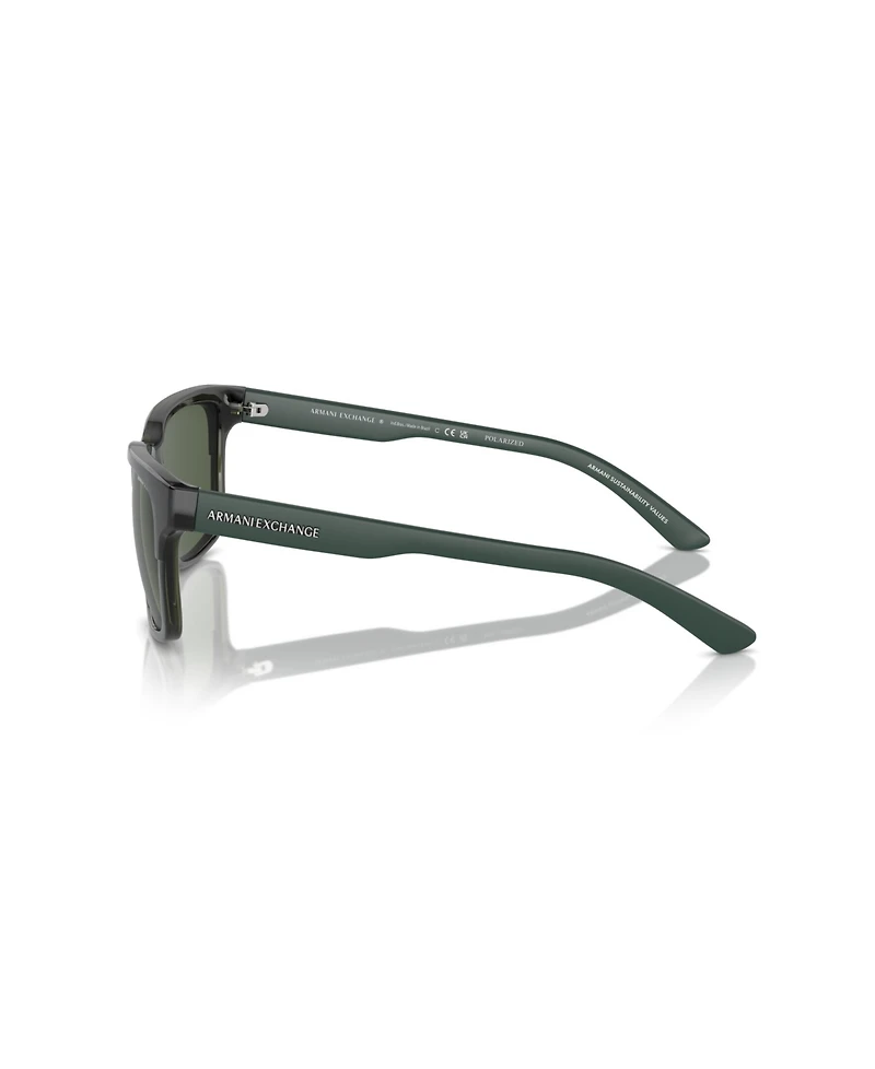 Armani Exchange Unisex Polarized Sunglasses, AX4026S