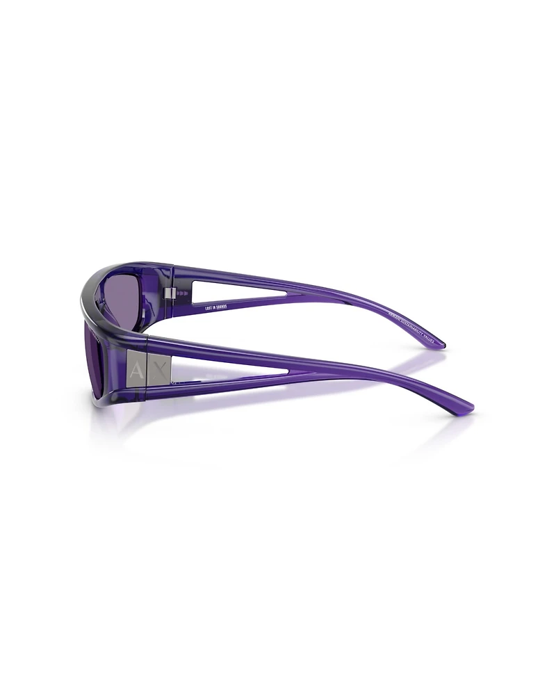 Armani Exchange Unisex Geometric Sunglasses, AX4159SU