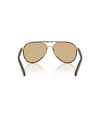 Prada Women's Pilot Aviator Sunglasses, PRB57S