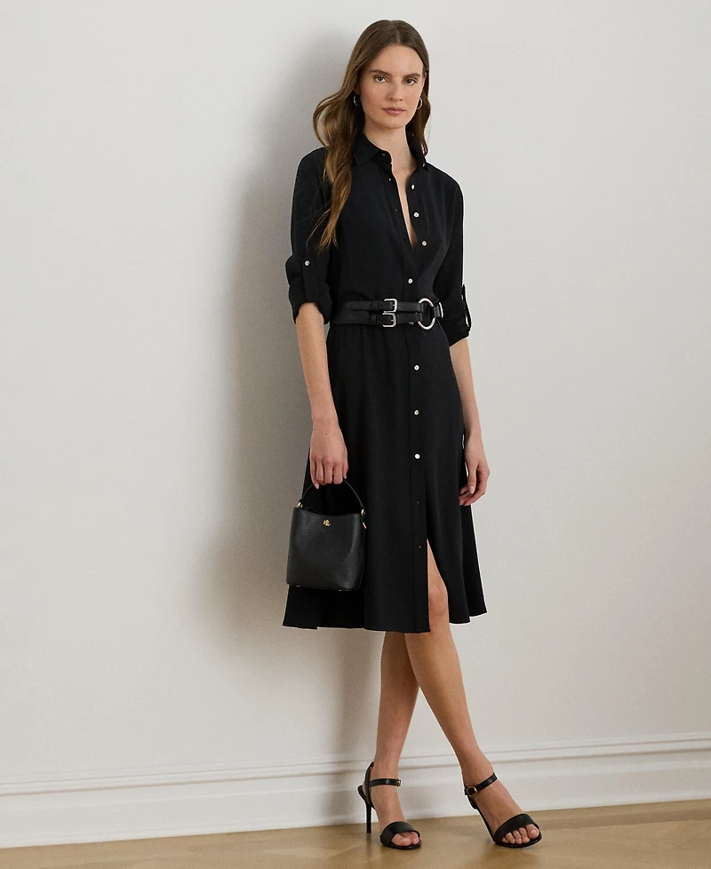 Lauren Ralph Lauren Women's Belted Shirt Dress