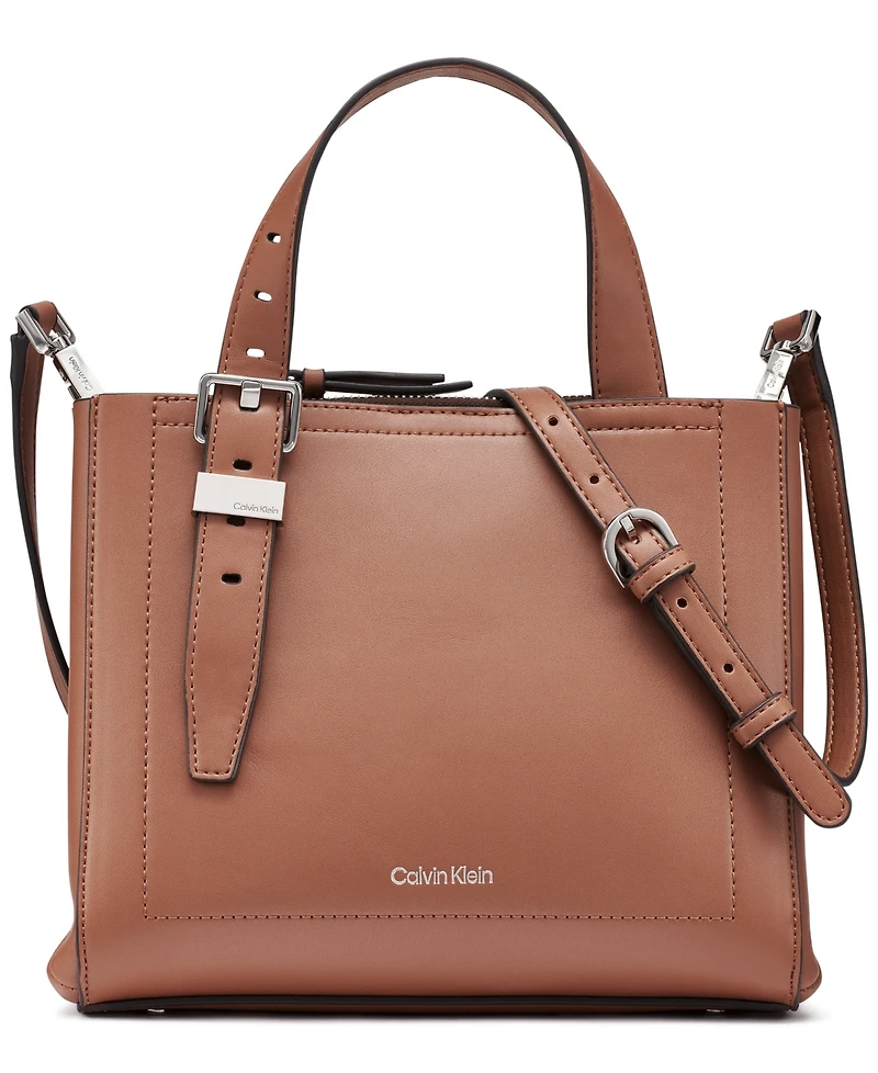 Calvin Klein Lowen Triple Compartment Adjustable Crossbody Bag